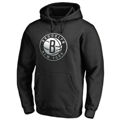 Brooklyn Nets Gradient Logo Pullover Hoodie - Black sale