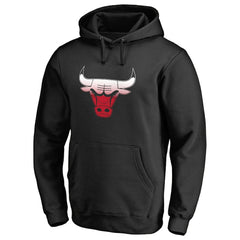 Chicago Bulls Gradient Logo Pullover Hoodie - Black cheap