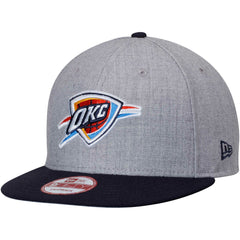 Oklahoma City Thunder Two-Tone 9FIFTY Snapback Adjustable Hat - Heathered Gray/Navy | New Era sale