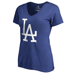 Los Angeles Dodgers Women's Cooperstown Collection Forbes T-Shirt - Royal