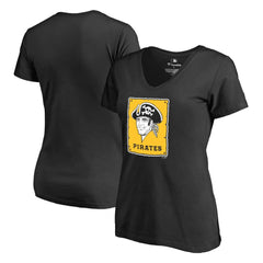 Pittsburgh Pirates Women's Cooperstown Collection Forbes T-Shirt - Black