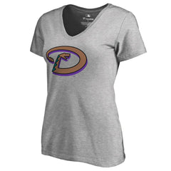 Arizona Diamondbacks Women's Cooperstown Collection Forbes T-Shirt - Ash