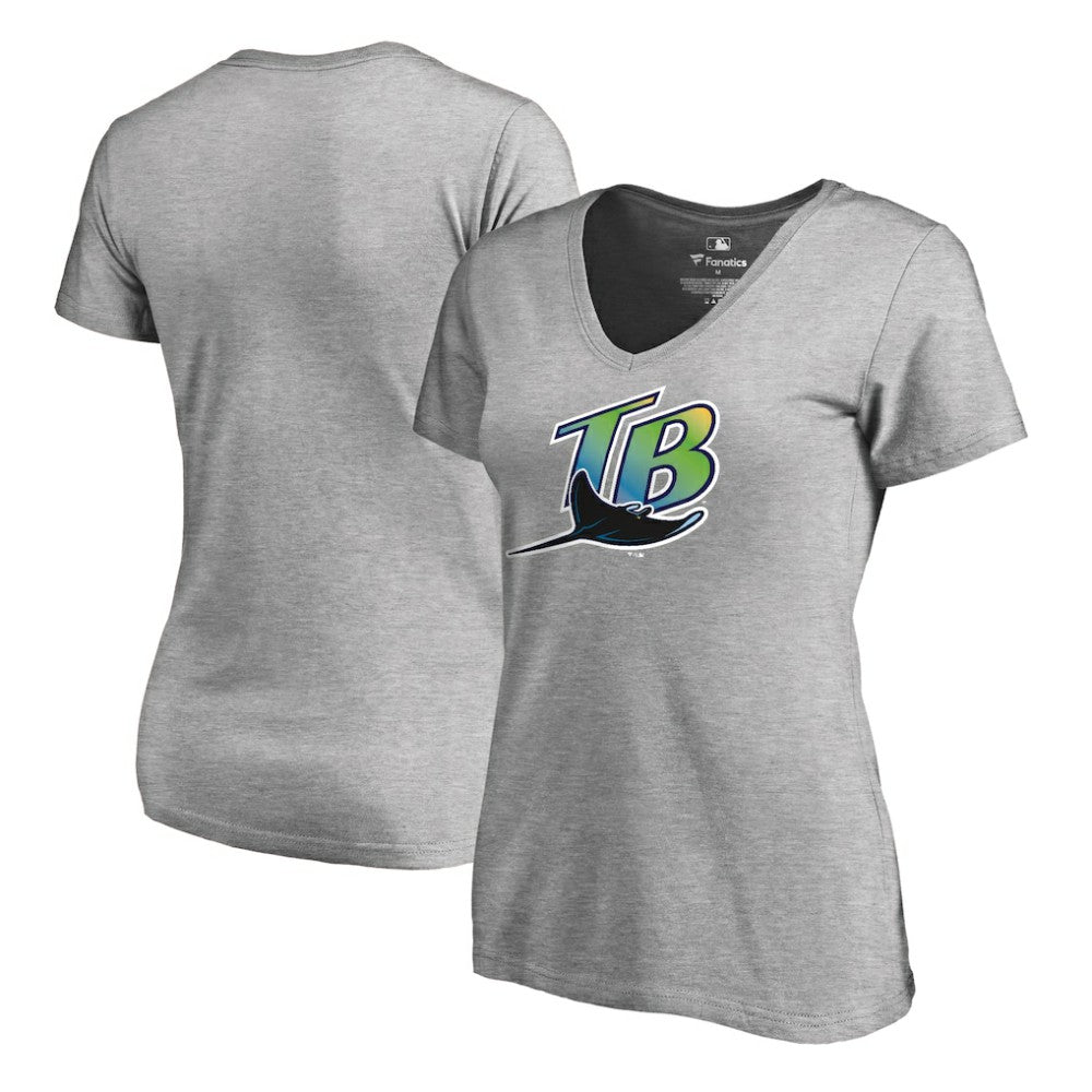 Tampa Bay Rays Women's Cooperstown Collection Forbes T-Shirt - Ash