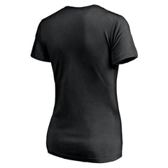 Pittsburgh Pirates Women's Core Wahconah V-Neck T-Shirt - Black