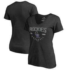 Colorado Rockies Women's Live For It T-Shirt - Black