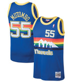 Dikembe Mutombo Denver Nuggets 1991/92 Hardwood Classics Swingman Jersey sale - Blue | Mitchell & Ness online
