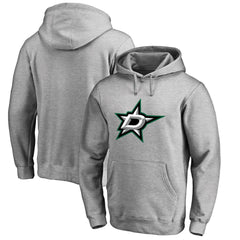Dallas Stars Primary Team Logo Fleece Fitted Pullover Hoodie