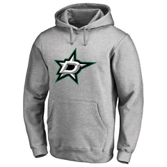 Dallas Stars Primary Team Logo Fleece Fitted Pullover Hoodie