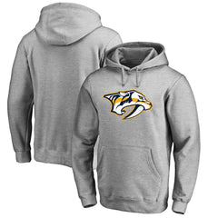 Nashville Predators Primary Team Logo Fleece Fitted Pullover Hoodie