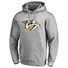Nashville Predators Primary Team Logo Fleece Fitted Pullover Hoodie