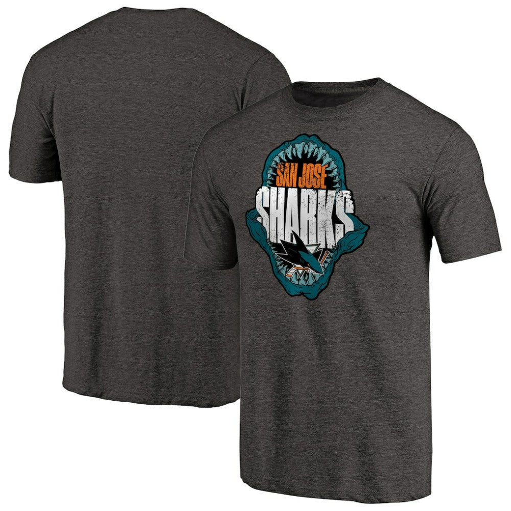 San Jose Sharks Hometown Collection Chomp Tri-Blend T-Shirt