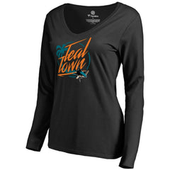 San Jose Sharks Women's Hometown Collection City of Teal Long Sleeve T-Shirt