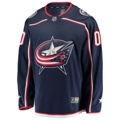 Columbus Blue Jackets Fanatics Home Breakaway Custom Jersey