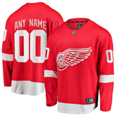 Detroit Red Wings Fanatics Home Breakaway Custom Jersey