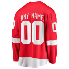 Detroit Red Wings Fanatics Home Breakaway Custom Jersey