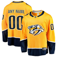 Nashville Predators Fanatics Home Breakaway Custom Jersey