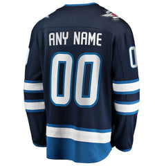 Winnipeg Jets Fanatics Home Breakaway Custom Jersey