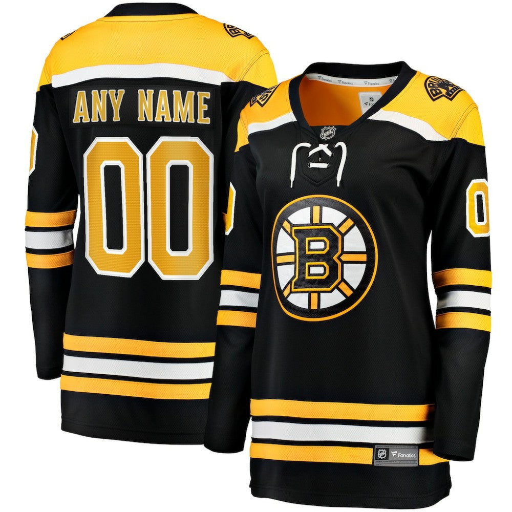Boston Bruins Fanatics Women's Home Breakaway Custom Jersey