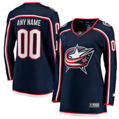 Columbus Blue Jackets Fanatics Women's Home Breakaway Custom Jersey
