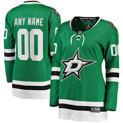 Dallas Stars Fanatics Women's Home Breakaway Custom Jersey