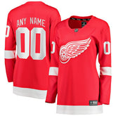 Detroit Red Wings Fanatics Women's Home Breakaway Custom Jersey