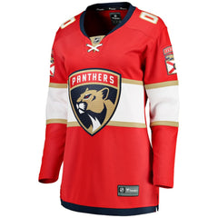 Florida Panthers Fanatics Women's Home Breakaway Custom Jersey