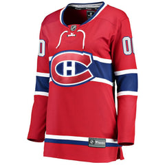 Montreal Canadiens Fanatics Women's Home Breakaway Custom Jersey
