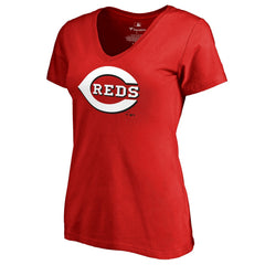 Cincinnati Reds Women's Team Wordmark T-Shirt - Red