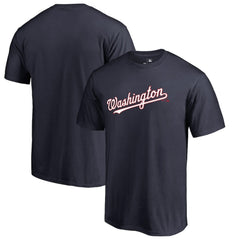 Washington Nationals Team Wordmark T-Shirt - Navy