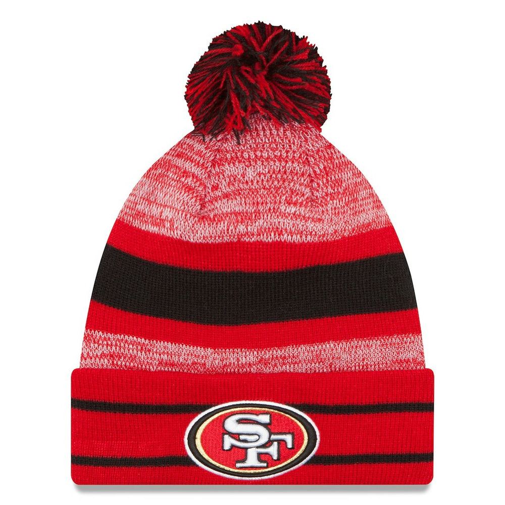 NFL San Francisco 49ers Team Logo Cuffed Knit Hat with Pom