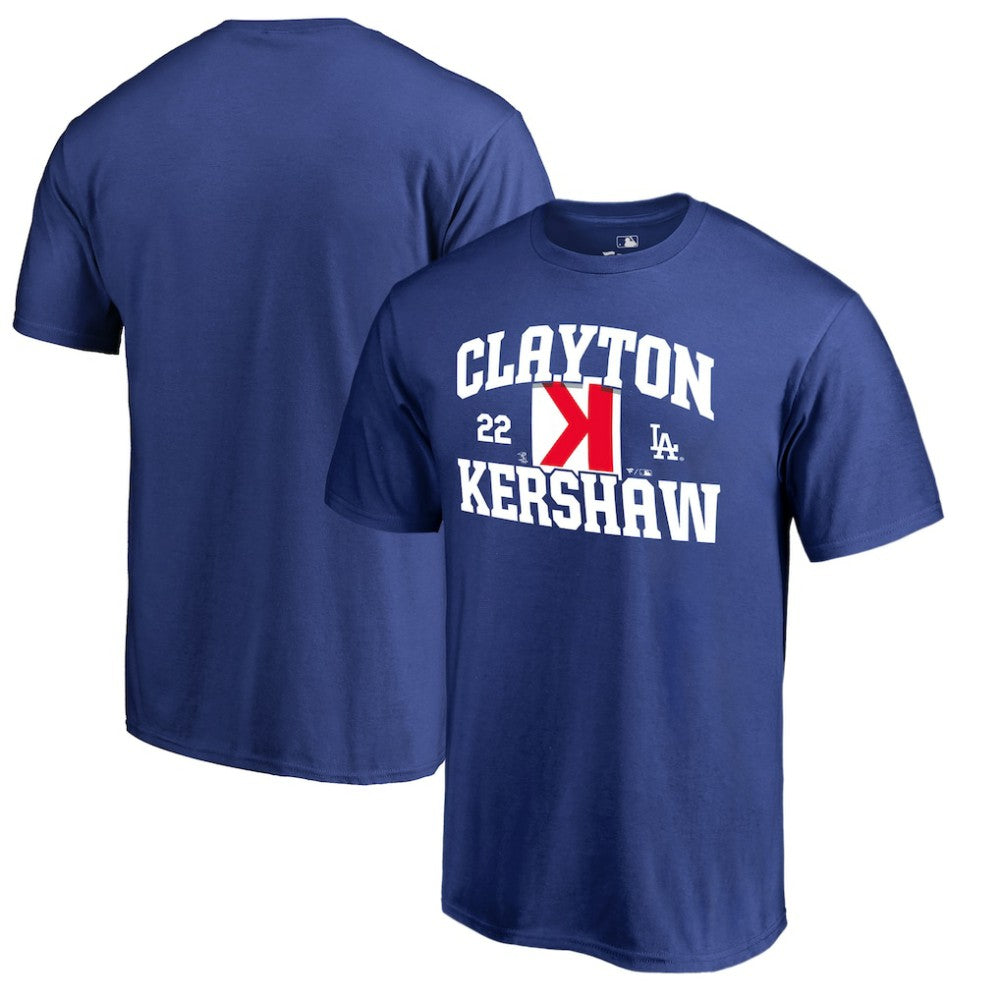 Clayton Kershaw Los Angeles Dodgers Player Hometown Collection CK Strike T-Shirt - Royal