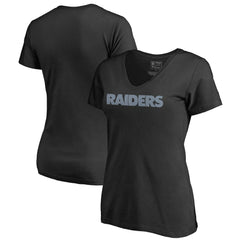 NFL Las Vegas Raiders Women's Wordmark V-Neck T-Shirt