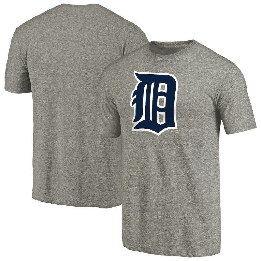 Detroit Tigers Cooperstown Collection Forbes Tri-Blend T-Shirt - Ash
