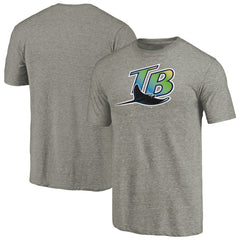 Tampa Bay Rays Cooperstown Collection Forbes Tri-Blend T-Shirt - Ash