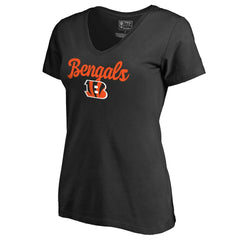 NFL Cincinnati Bengals Women's Freehand V-Neck T-Shirt