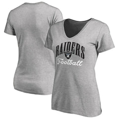 NFL Las Vegas Raiders Women's Victory Script V-Neck T-Shirt