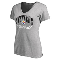 NFL Pittsburgh Steelers Women's Victory Script V-Neck T-Shirt