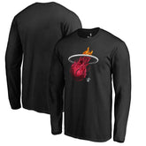 Miami Heat Midnight Mascot Long Sleeve T-Shirt - Black for sale