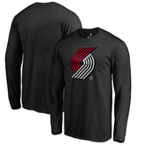 Portland Trail Blazers Midnight Mascot Long Sleeve T-Shirt - Black shop