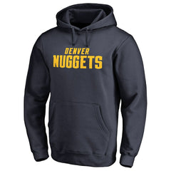 Denver Nuggets Wordmark Pullover Hoodie sale - Navy sale