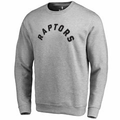Toronto Raptors Wordmark Pullover Sweatshirt - Heathered Gray discount