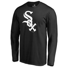 Yoan Moncada Chicago White Sox Backer Long Sleeve T-Shirt - Black