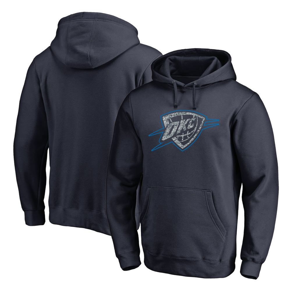 Oklahoma City Thunder Static Logo Pullover Hoodie - Navy cheap