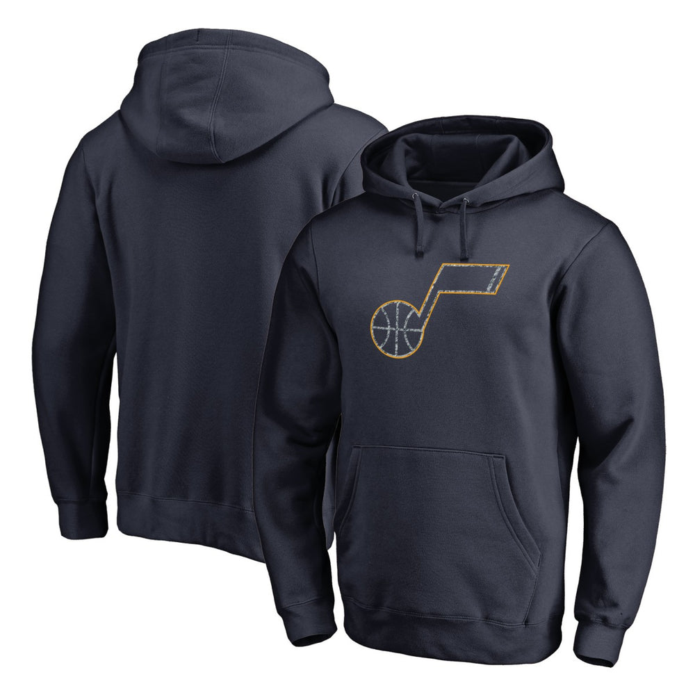 Utah Jazz Static Logo Pullover Hoodie - Navy shop