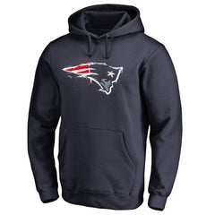 NFL New England Patriots Splatter Logo Pullover Hoodie