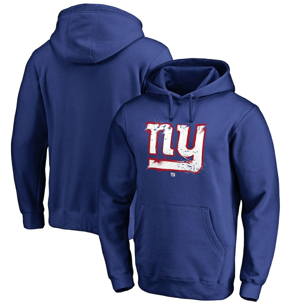 NFL New York Giants Splatter Logo Pullover Hoodie