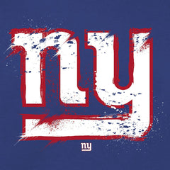 NFL New York Giants Splatter Logo Pullover Hoodie