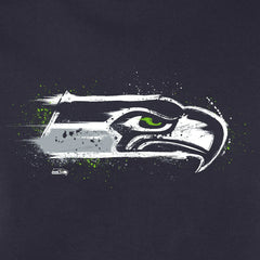 NFL Seattle Seahawks Splatter Logo Pullover Hoodie