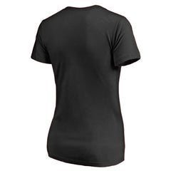 Dallas Stars Women's Splatter Logo V-Neck T-Shirt