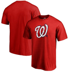 Washington Nationals Splatter Logo T-Shirt - Red